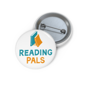 Reading Pals Book Club Pin Button — Teacher & Tutor Reading Program Badge