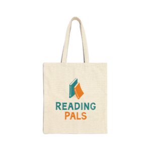 Reading Pals Canvas Tote — Book Tote for Volunteers, Teachers, Parents, and Students